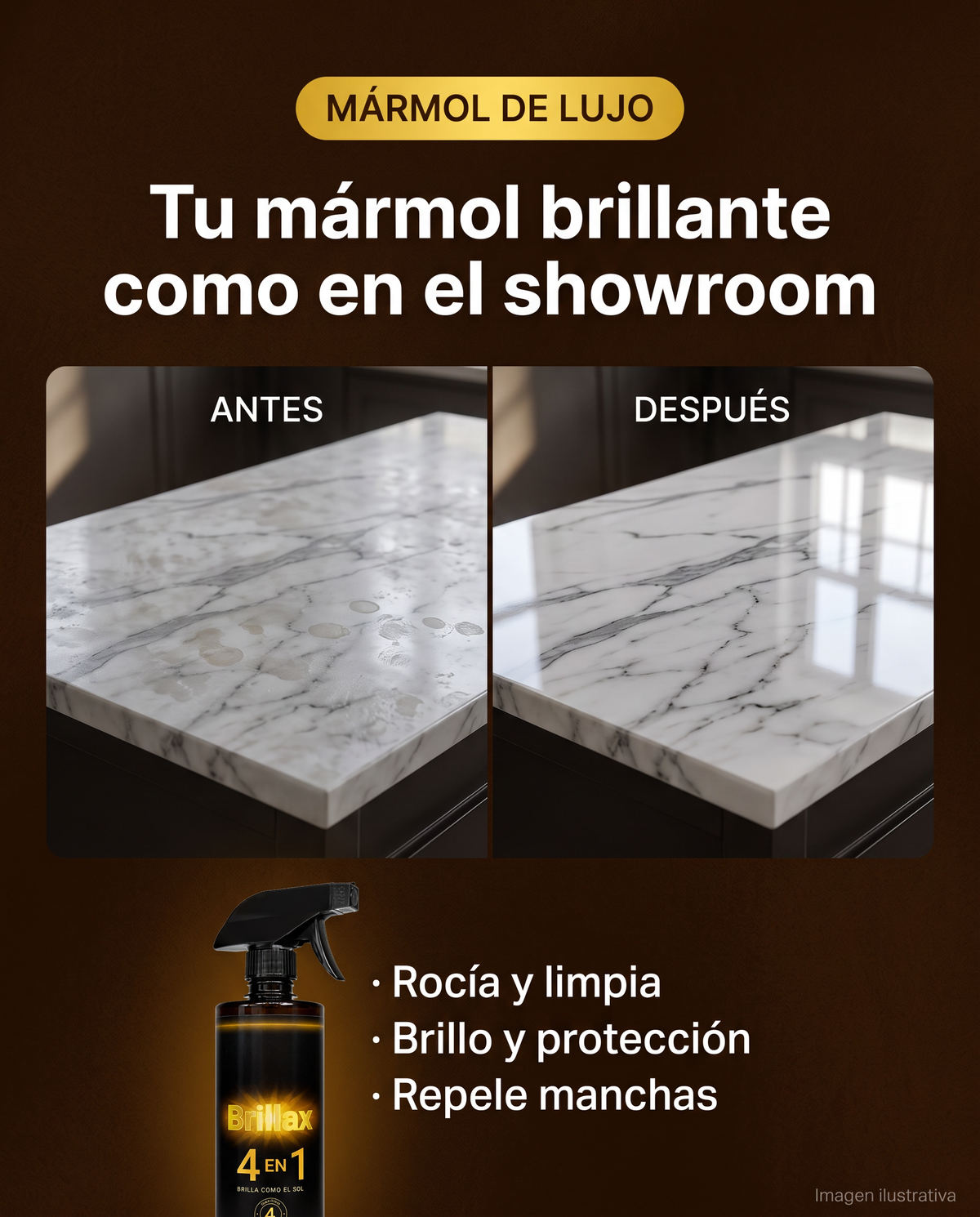 Brillax para mármol