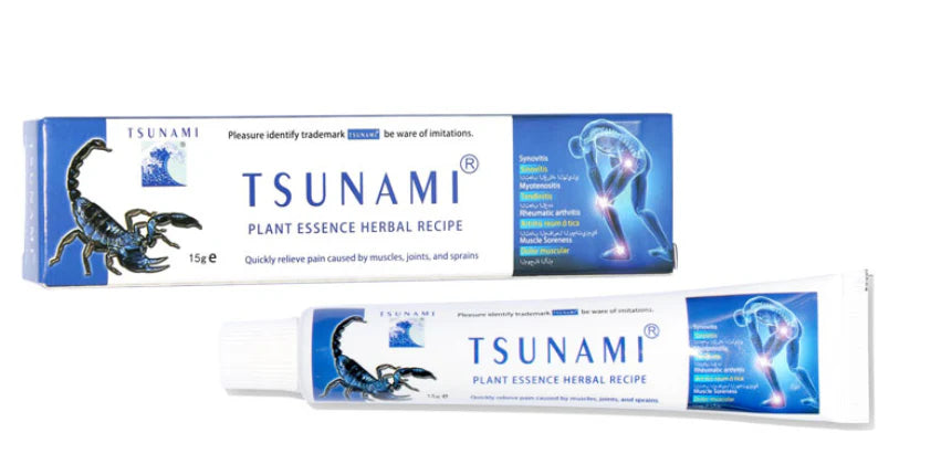Crema TSUNAMI para Dolores Musculares y Articulares | Alivio Rápido y Natural – Envío a Todo Costa Rica