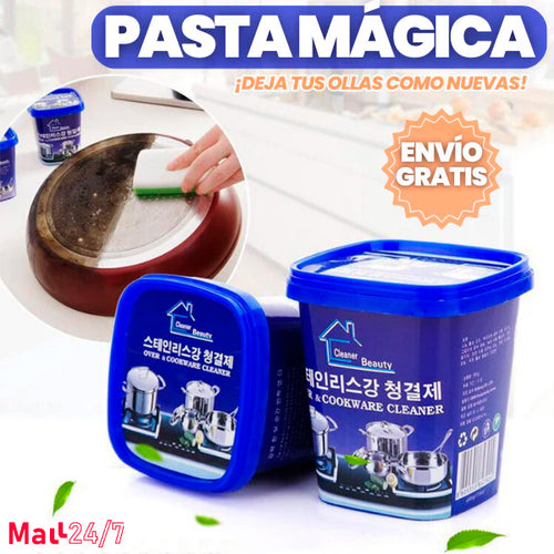 Crema Limpiadora Multiusos | Elimina Grasa, Óxido y Manchas Difíciles + REGALO
