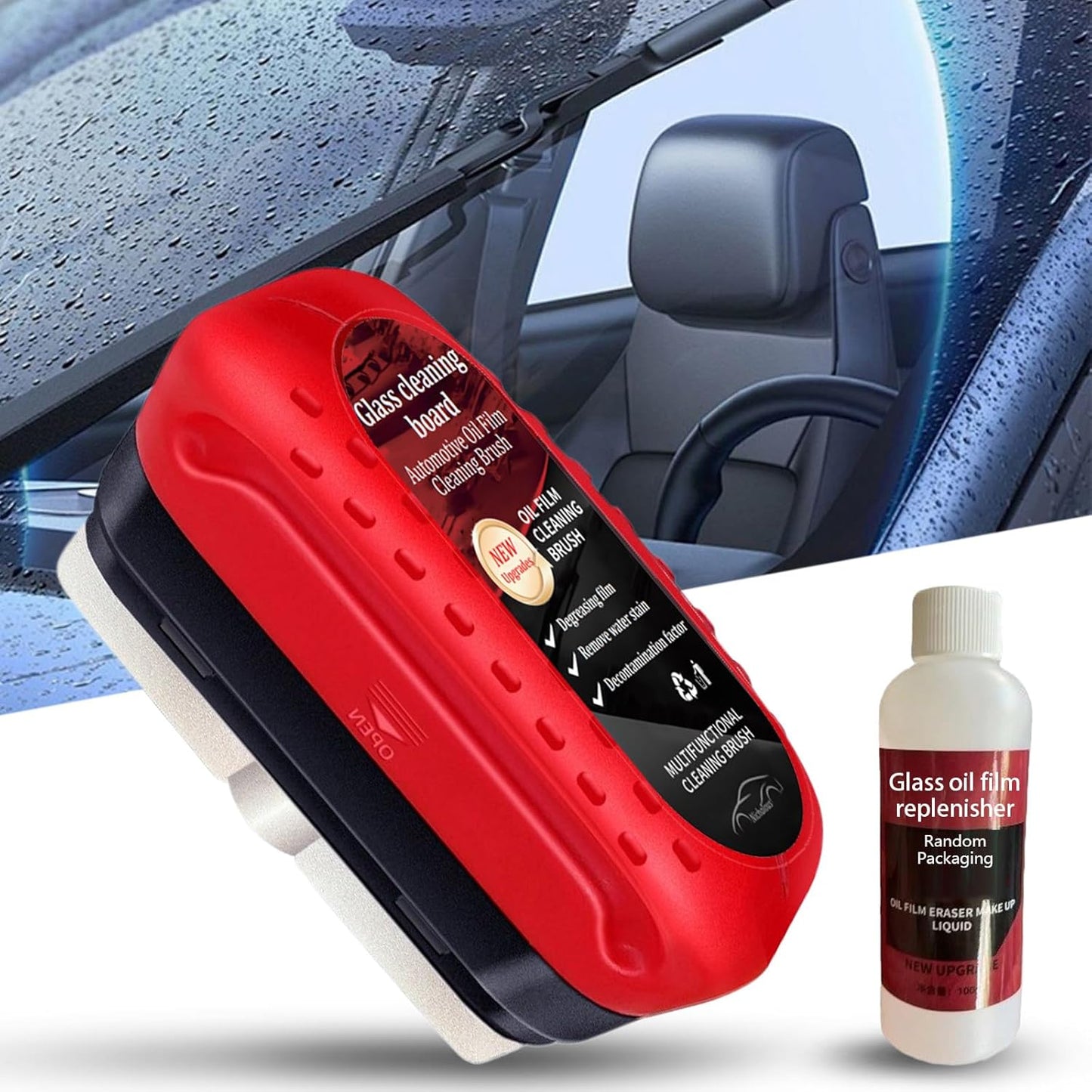 Cepillo Antigrasa para Parabrisas 🚗 | Manejá Seguro y Evitá Accidentes