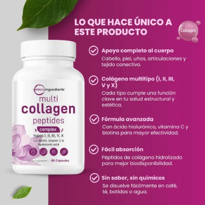 Colágeno Hidrolizado Multi Peptides | Piel, Cabello y Articulaciones