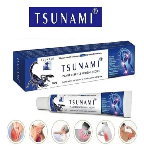 Crema TSUNAMI para Dolores Musculares y Articulares | Alivio Rápido y Natural – Envío a Todo Costa Rica