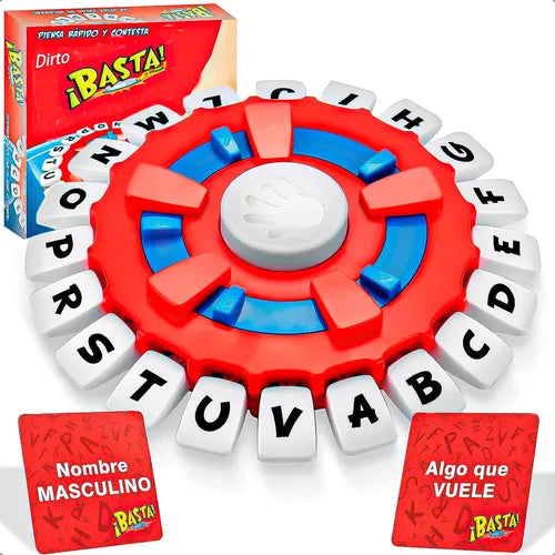 Juego de mesa Basta Ya de velocidad mental para jugar en familia