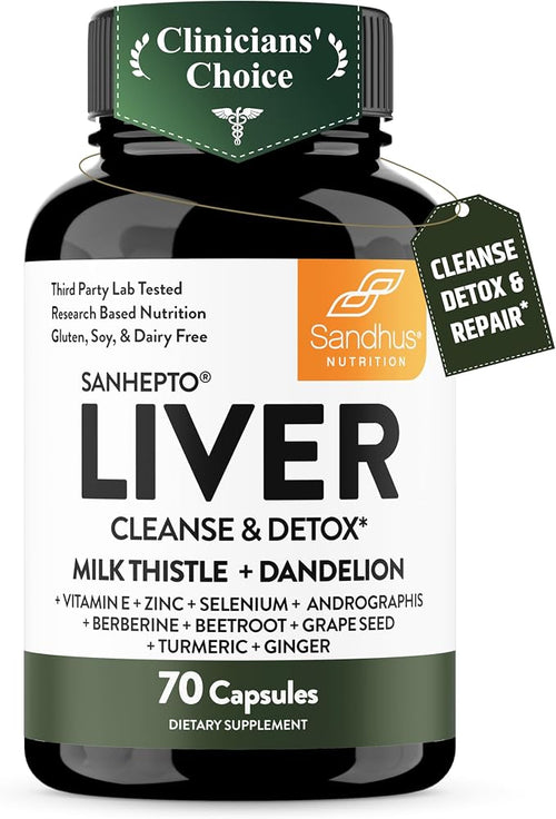 Suplemento Liver Cleanse para apoyar la función del hígado