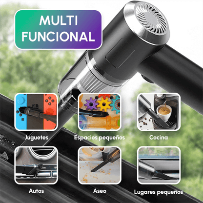 Aspiradora Portátil Premium | Potente, Recargable y Compacta para Casa y Auto + Envío GRATIS