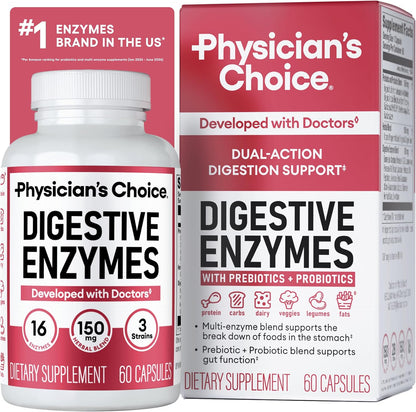Enzimas digestivas Physician's Choice, presentación del producto