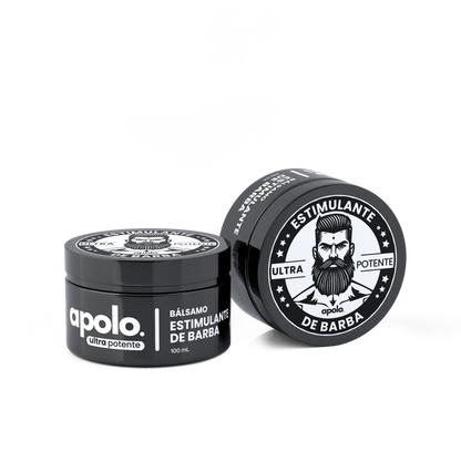 Bálsamo para barba APOLO estimulante ultra potente para rellenar los huecos