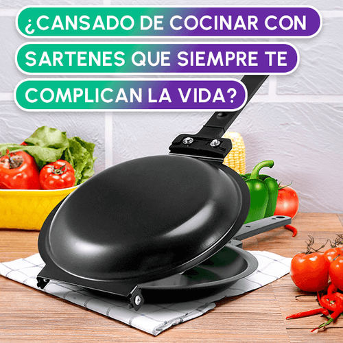 Sartén de Doble Cara Antiadherente + Envío GRATIS